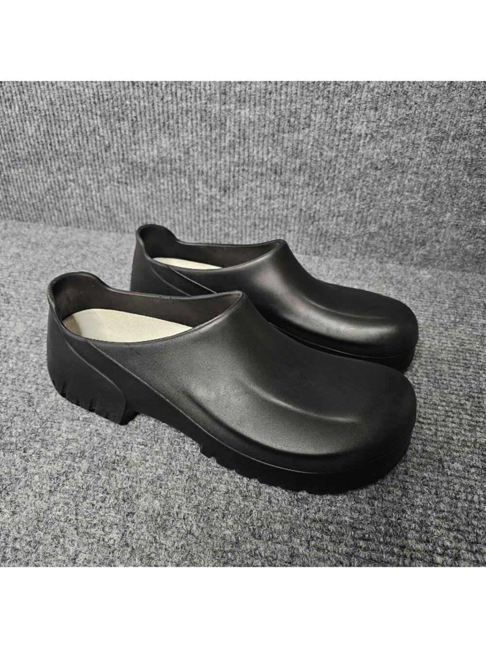 Birkenstock A640 Steel Toe Polyurethane - Black Clogs Men’s EU45/US 12